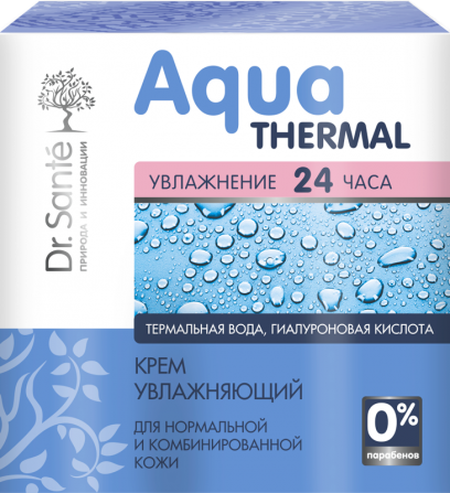 Dr.Sante Aqua Thermal. Крем увлажняющий для нормальной и комбинированной кожи 50 мл Житомир - изображение 1