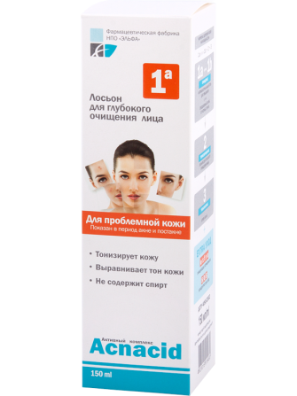 Elfa Pharm Acnacid. Лосьон для глубокого очищения лица 150 мл Житомир - изображение 1