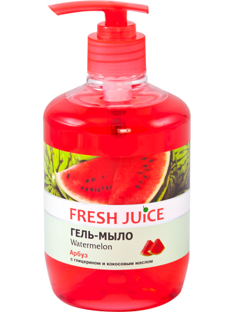 Fresh Juice. Гель-мыло с дозатором. Арбуз с глицерином 460 мл Житомир - изображение 1