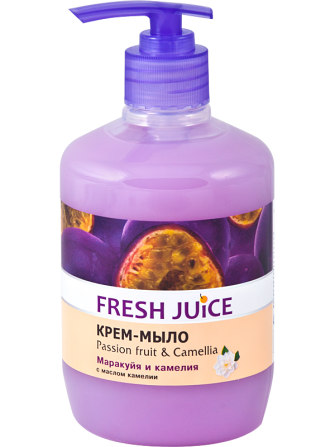 Fresh Juice. Крем-мыло с дозатором Маракуйа и камелия 460 мл Житомир - изображение 1
