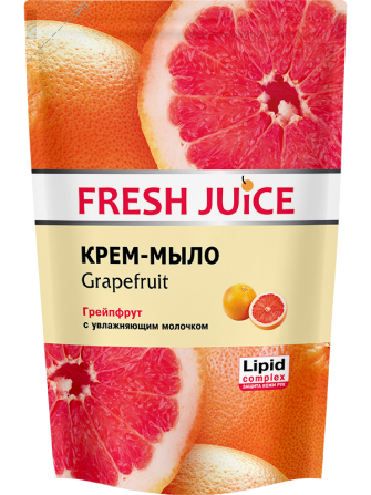 Fresh Juice. Крем-мыло дой-пак. Грейпфрут с увлажняющим молочком 460 мл Житомир - изображение 1