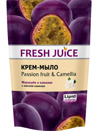 Fresh Juice Крем-мыло дой-пак Маракуйа и камелия 460 мл Житомир - изображение 1