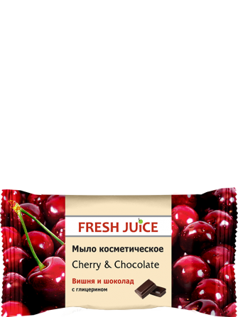 Fresh Juice. Мыло косметическое. Вишня и шоколад 75 г Житомир - изображение 1