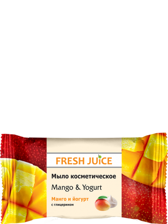 Fresh Juice. Мыло косметическое. Манго и йогурт 75 г Житомир - изображение 1