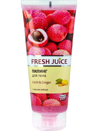 Fresh Juice. Пилинг для тела. Личи и имбирь 200 мл Житомир - изображение 1