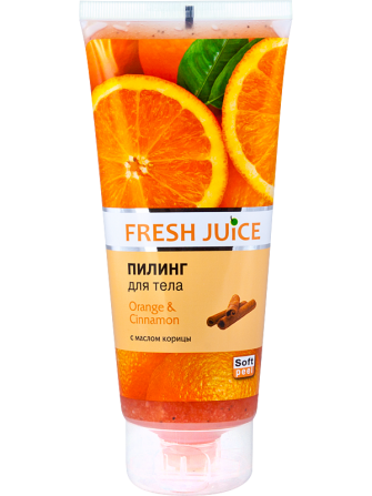 Fresh Juice. Пилинг для тела. Апельсин и корица 200 мл Житомир - изображение 1