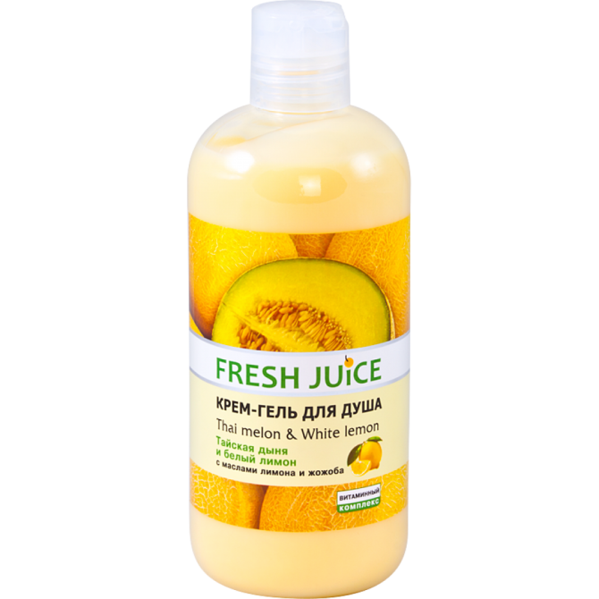 Fresh Juice. Крем-гель для душа. Тайская дыня и белый лимон 500 мл Житомир - изображение 1