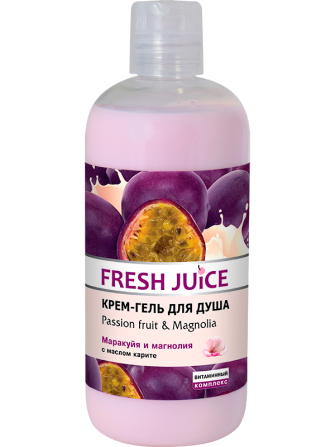 Fresh Juice. Крем-гель для душа. Маракуйя и магнолия 500 мл Житомир - изображение 1