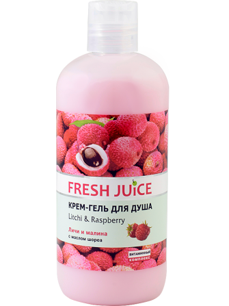 Fresh Juice. Крем-гель для душа. Личи и малина 500 мл Житомир - изображение 1