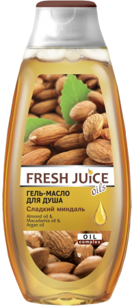 Fresh Juice. Гель-масло для душа. Сладкий миндаль 400 мл Житомир - изображение 1