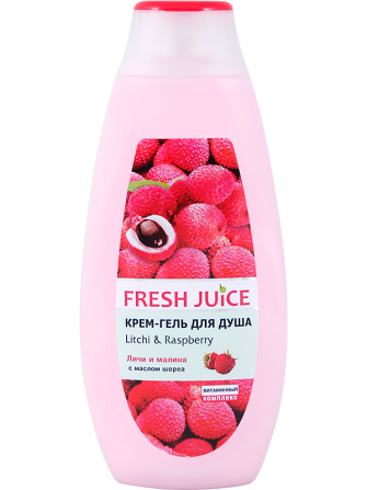 Fresh Juice. Крем-гель для душа. Личи и малина 400 мл Житомир - изображение 1