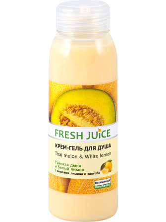 Fresh Juice. Крем-гель для душа. Тайская дыня и белый лимон 300 мл Житомир - изображение 1