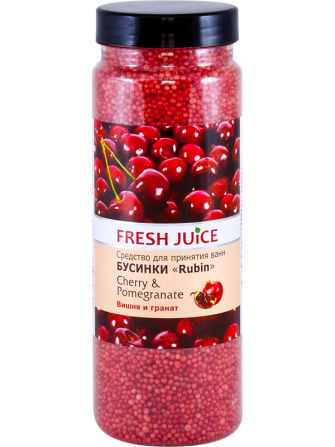 Fresh Juice. Средство для ванн Bath bijou. Рубин. Вишня и гранат 450 г Житомир - изображение 1