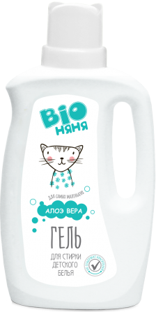 BIO Няня. Гель для стирки детского белья. Алоэ Вера 1000 мл Житомир - изображение 1