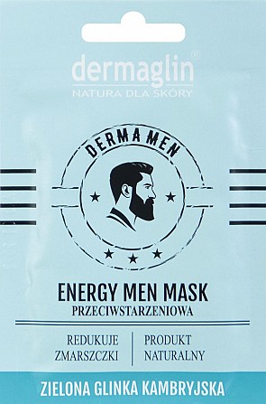 Dermaglin. Маска для мужчин ОМОЛОЖЕНИЕ 20г Житомир - изображение 1