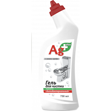 Ag-plus. Гель для чистки туалета. Антибактериальный 750 мл Житомир - изображение 1