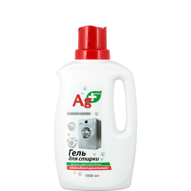 Ag-plus. Гель для стирки. Антибактериальный 1000 мл Житомир - изображение 1