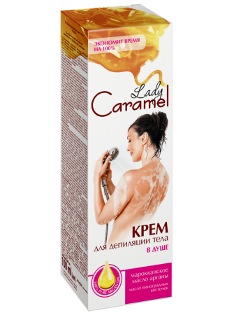 Lady Caramel. Крем для депиляции тела в душе 100 мл Житомир - изображение 1