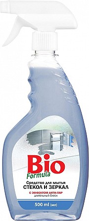 Bio Formula. Средство для мытья стекол и зеркал с эффектом анти-пар 500 мл Житомир - изображение 1