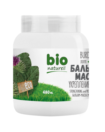 BIO Naturell. Бальзам-маска для волос. Укрепление и защита. Лопух 480 мл Житомир - изображение 1
