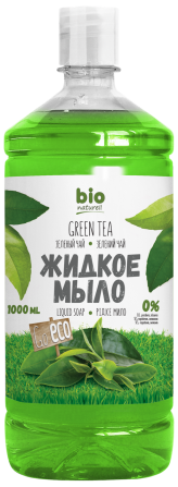 BIO Naturell. Жидкое мыло. Зеленый чай (запаска) 1000 мл Житомир - изображение 1