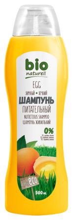 BIO Naturell. Шампунь питательный. Яичный 500 мл Житомир - изображение 1
