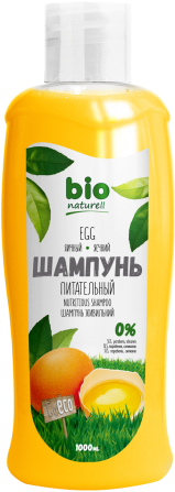 BIO Naturell. Шампунь питательный. Яичный 1000 мл Житомир - изображение 1