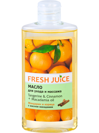 Fresh Juice. Масло для ухода и массажа. Мандарин, корица и масло макадамии - Beauty 150 мл Житомир - изображение 1