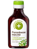 Домашний доктор. Репейное масло для волос против перхоти 100 мл Житомир