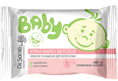 Dr.Sante Baby. Крем-мыло детское. Овес и оливковое масло 90 г Житомир - изображение 1