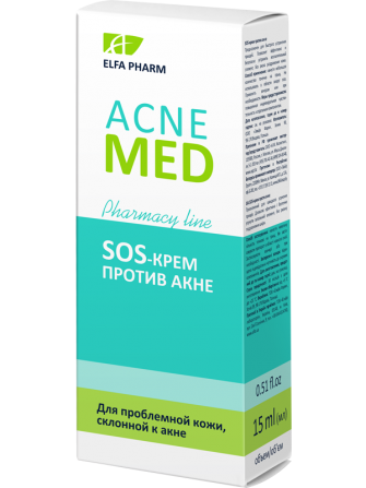 Elfa Pharm Acne Med. SOS-крем против акне 15 мл Житомир - изображение 1