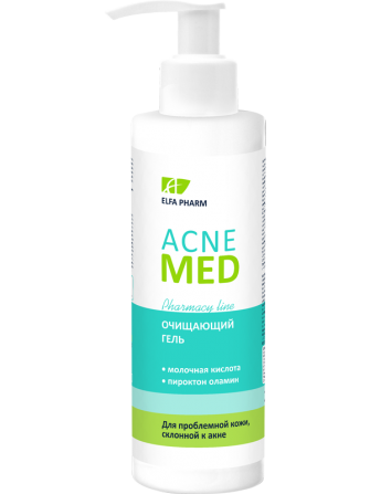 Elfa Pharm Acne Med. Очищающий гель 200 мл Житомир - изображение 1