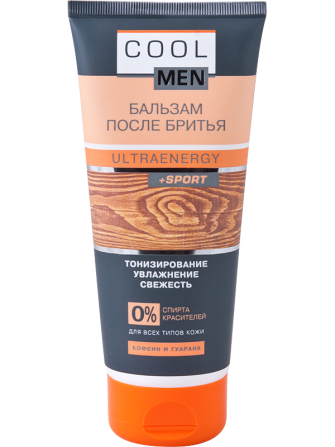 Cool Men ULTRAENERGY. Бальзам после бритья 200 мл Житомир - изображение 1