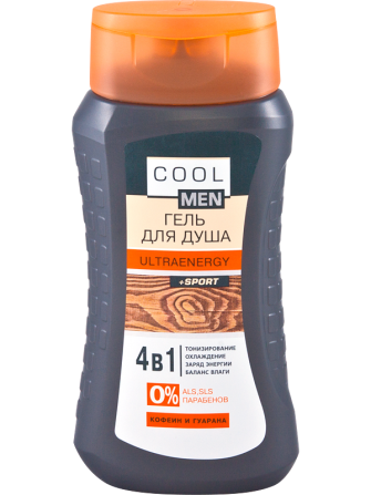 Cool Men ULTRAENERGY. Гель для душа 250 мл Житомир - изображение 1