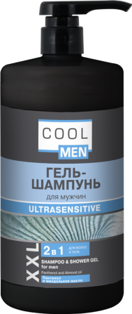 Cool Men ULTRASENSITIVE Гель-шампунь 1000 мл Житомир - изображение 1