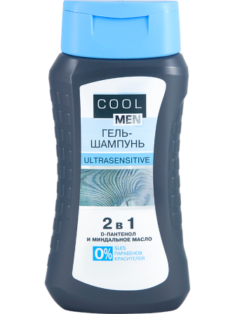 Cool Men ULTRASENSITIVE Гель-шампунь 2в1 250 мл Житомир - изображение 1