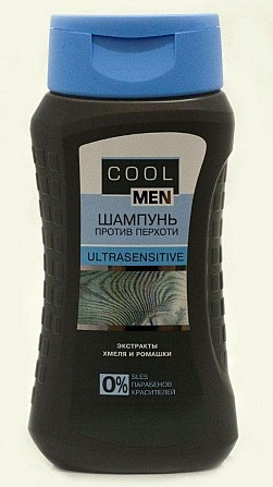 Cool Men ULTRASENSITIVE Шампунь против перхоти 250 мл Житомир - изображение 1