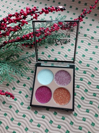 Палітра гліттерних тіней, 4 відтінки, dodo girl full glitter eyeshadow Тернополь - изображение 1
