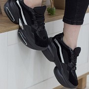 Кроссовки женские Fashion Fannya 2802 39 размер 24,5 см Черный Житомир