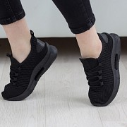 Кроссовки женские Fashion Ymilie 2661 38 размер 24,5 см Черный 40 Житомир