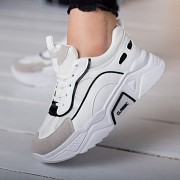 Кроссовки женские Fashion Yoshi 2638 36 размер 23 см Белый Житомир