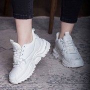 Кроссовки женские Fashion Querida 2696 37 размер 24 см Белый Житомир