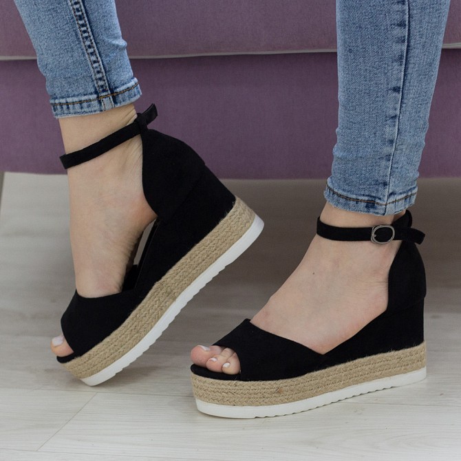 Женские босоножки Fashion Macky 2706 38 размер 24,5 см Черный Житомир - изображение 1
