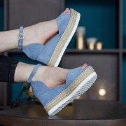 Женские босоножки Fashion Macky 2792 36 размер 23,5 см Голубой Житомир