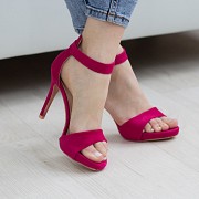 Женские босоножки Fashion Kabuki 2711 39 размер 25 см Малиновый Житомир