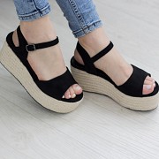 Женские босоножки Fashion Usako 2679 36 размер 23,5 см Черный Житомир