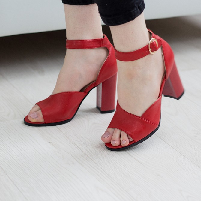 Женские босоножки Fashion Zachary 2659 36 размер 23,5 см Красный Житомир - изображение 1