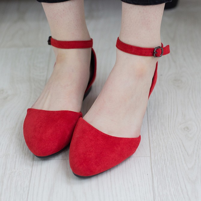 Туфли женские Fashion Unicat 2681 36 размер 23,5 см Красный 40 Житомир - изображение 1