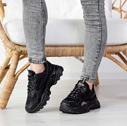 Кроссовки женские Fashion Candice 2513 36 размер 23 см Черный Житомир