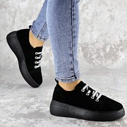 Кеды женские Fashion Callie 2184 38 размер 24,5 см Черный Житомир